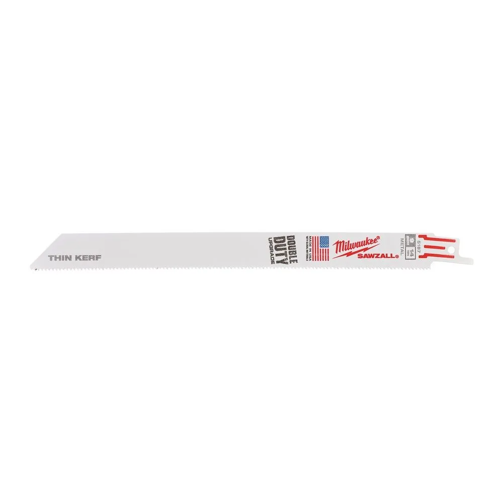 MILWAUKEE Sabljaste testerice Metal: THIN KERF 5/1 230 mm, 14 TPI