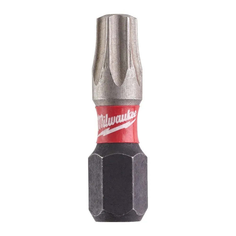 MILWAUKEE Udarni bitsevi TX SHOCKWAVE ojačani 1/4" T27 x 25mm