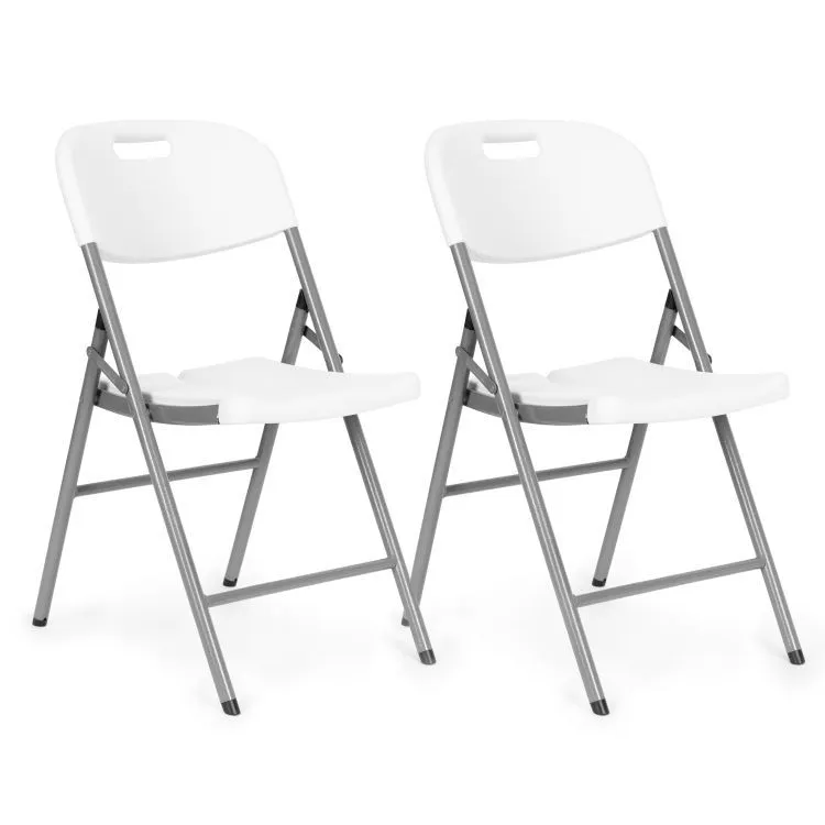 MODERNHOME Set od 2 sklopivih stolica white