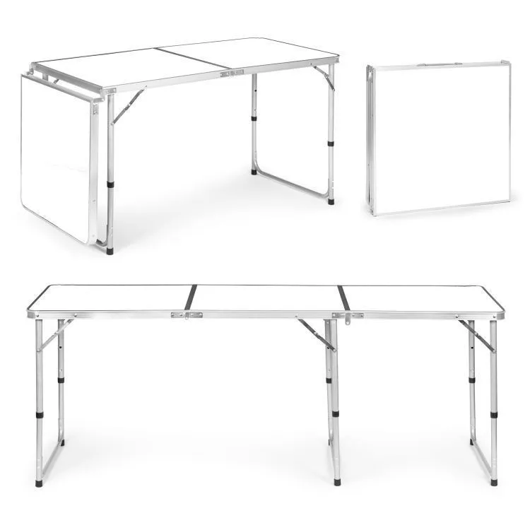MODERNHOME Sklopivi sto za kampovanje 180x60cm/ bela