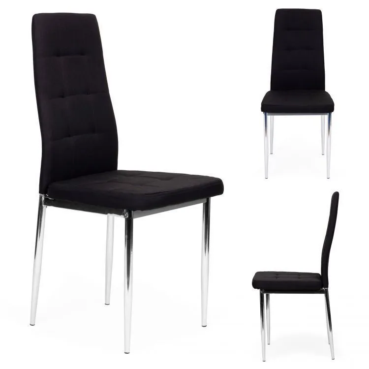 MODERNHOME Trpezarijske stolice set 4 kom tami