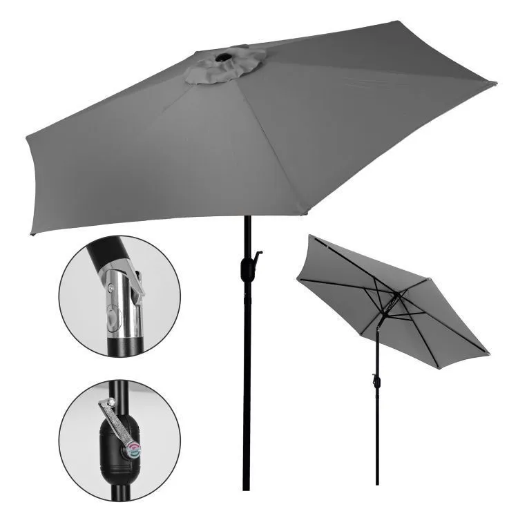 MODERNHOME Ugaoni suncobran 270cm/ siva