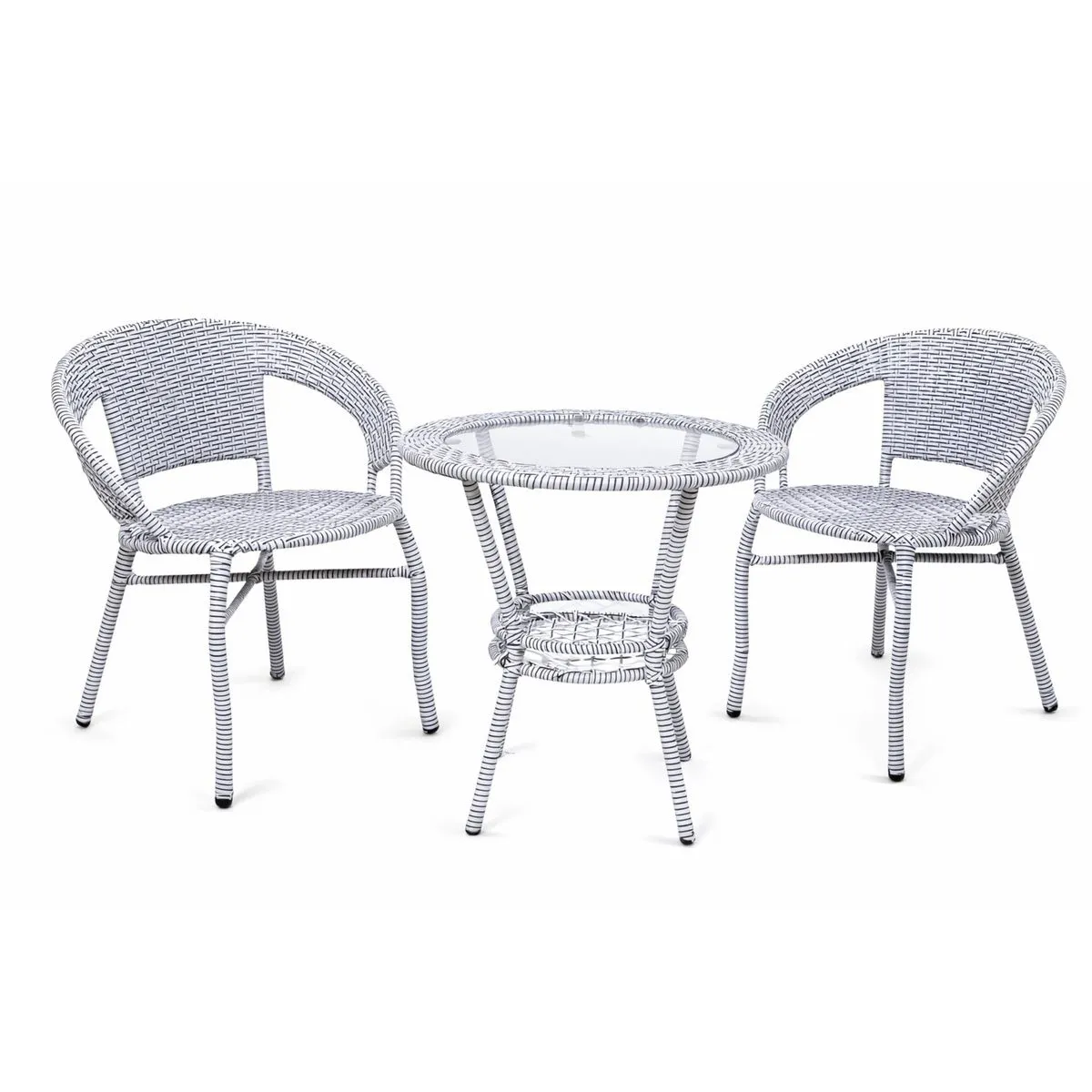 MODUL Baštenski set Rattanica beli