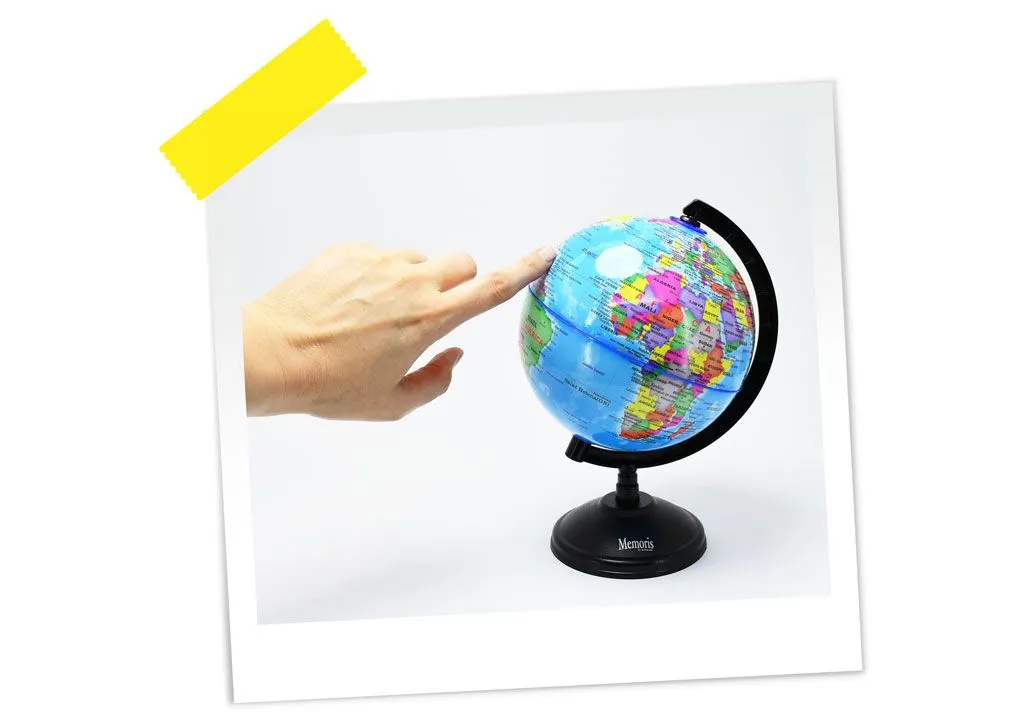 MOJA KNJIŽARA GLOBUS Memoris 14CM PVC WY