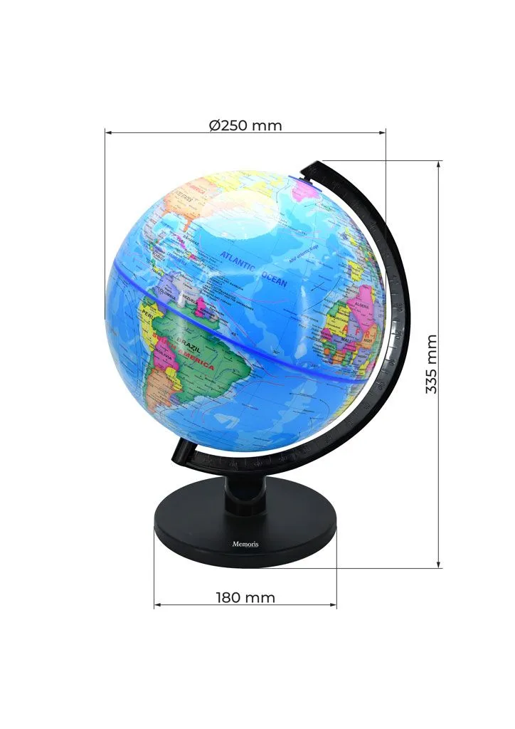 MOJA KNJIŽARA GLOBUS Memoris 25CM PVC WY