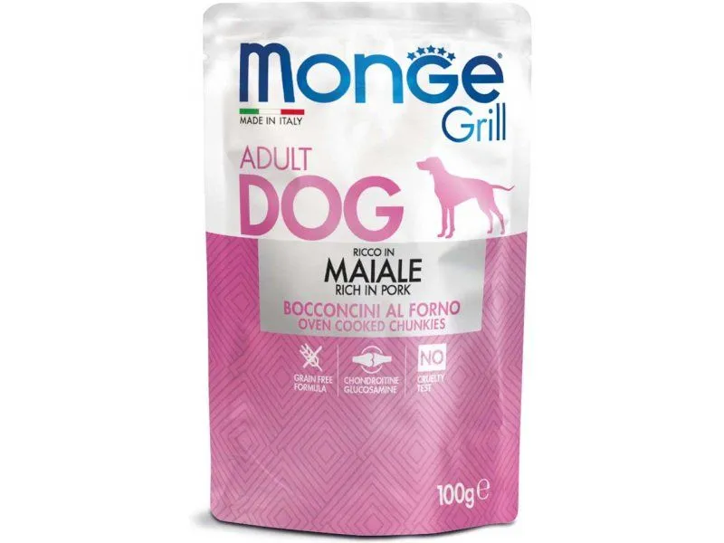 MONGE Hrana za pse Grill sos svinjetina 100g
