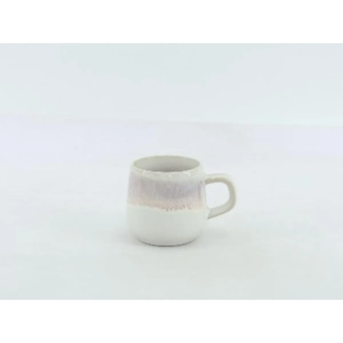MONI Set 6/1 Šolja Roze bela glazirana 110 ml