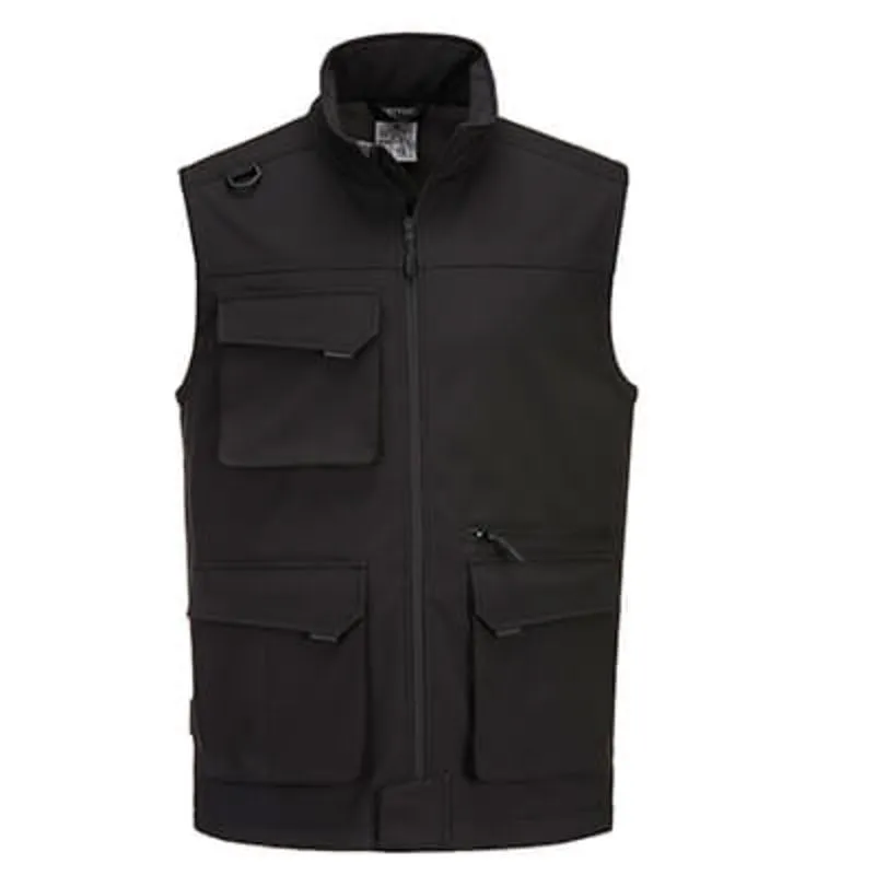 MONSUN Prsluk Softshell /Ripstop MX363 - MX3/ crna