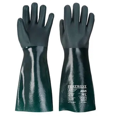 MONSUN Rukavice M845 duplomočene PVC dužine 45cm