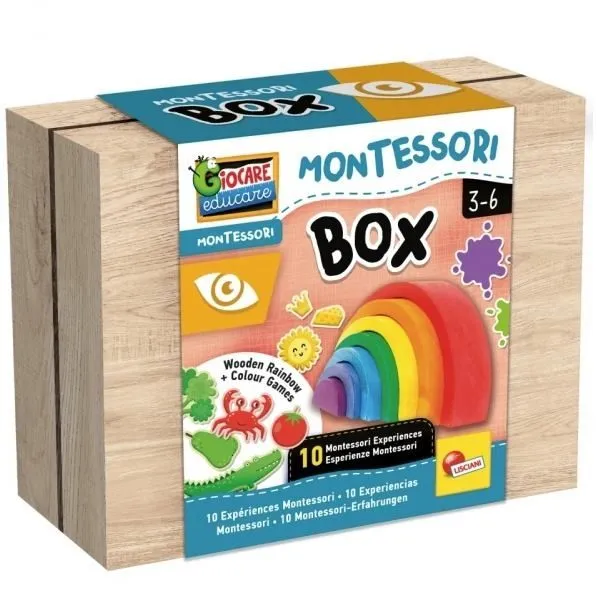 MONTESORI Edukativni set - Kutija Čulo vida 105465