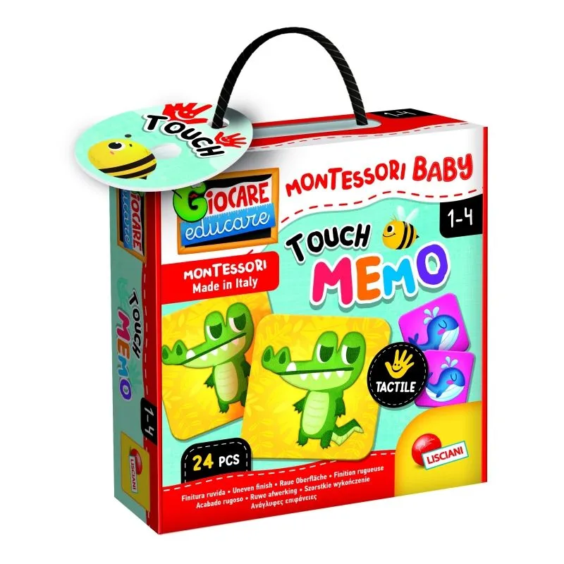 MONTESORI Puzzla na dodir  - Memorija 92703 - 24 delova