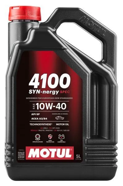 MOTUL ulje za motor 4100 SYN-NER S 10W40 5L