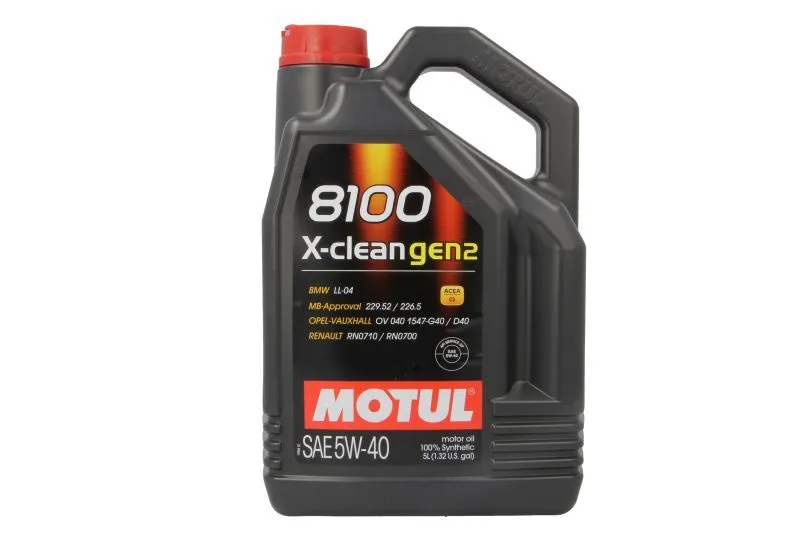 MOTUL ulje za motor 8100 X-CLEAN GEN2 5W40 5 L