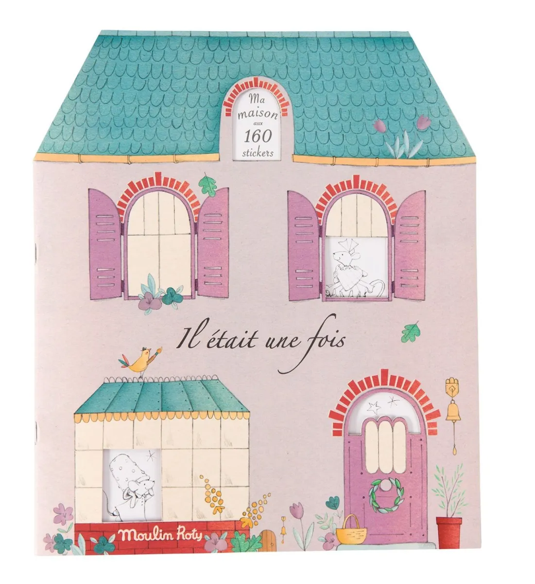 MOULIN ROTY Bojanka sa nalepnicama - Il était une fois