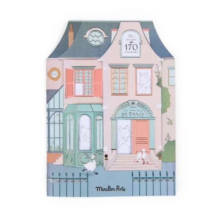 MOULIN ROTY Bojanka sa nalepnicama - La petite école de danse