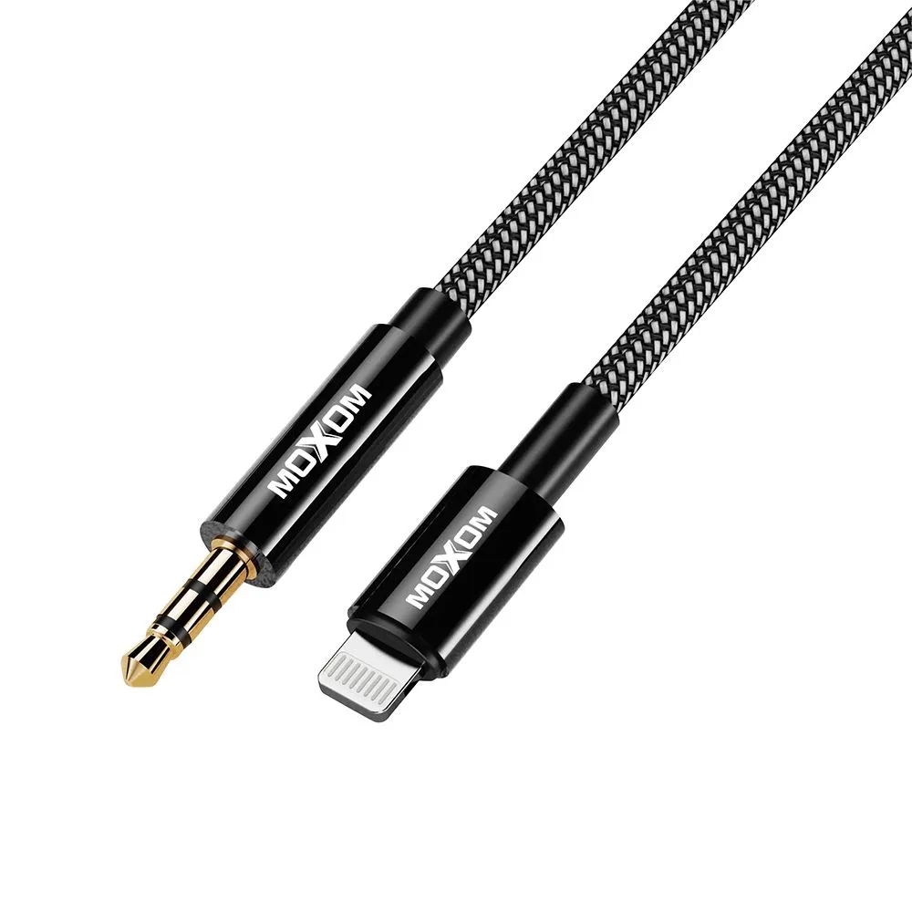 MOXOM Adapter audio MX-AX41 Lightning na AUX 3.5mm/ muski