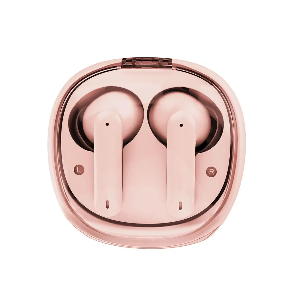 MOXOM Bluetooth slušalice Airpods MX-TW16, roza