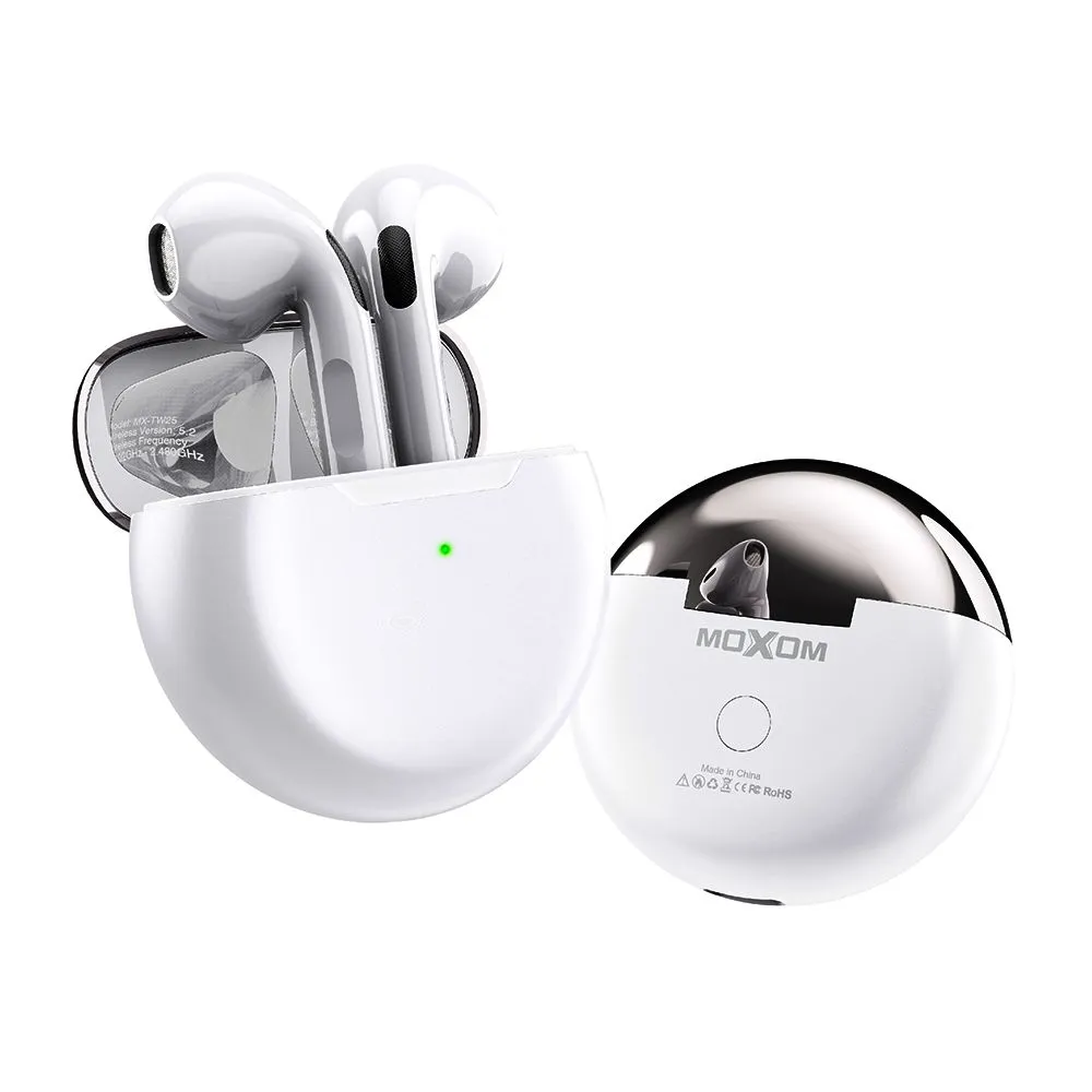 MOXOM Bluetooth slušalice MX-TW25/ bela