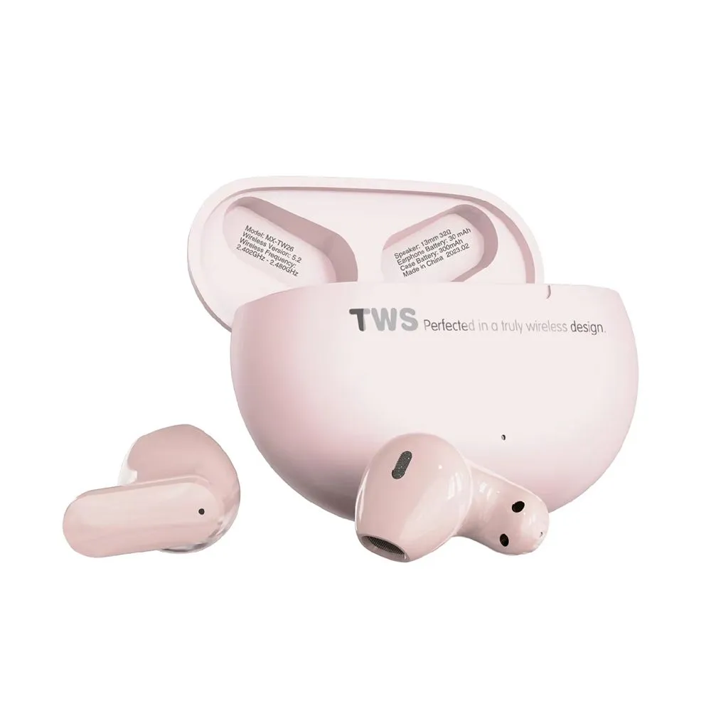 MOXOM Bluetooth slušalice MX-TW26, braon