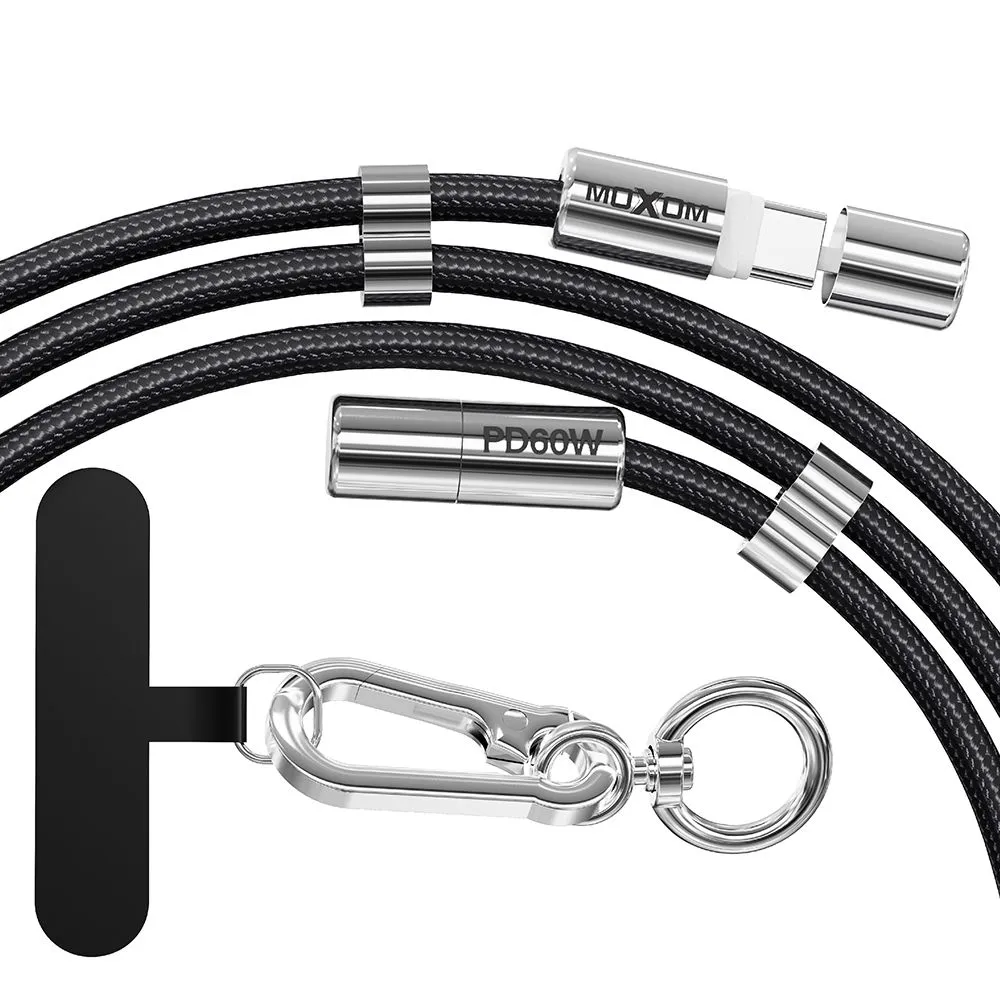 MOXOM Kabal MX-CB312 Type C to Type C strap/ crna
