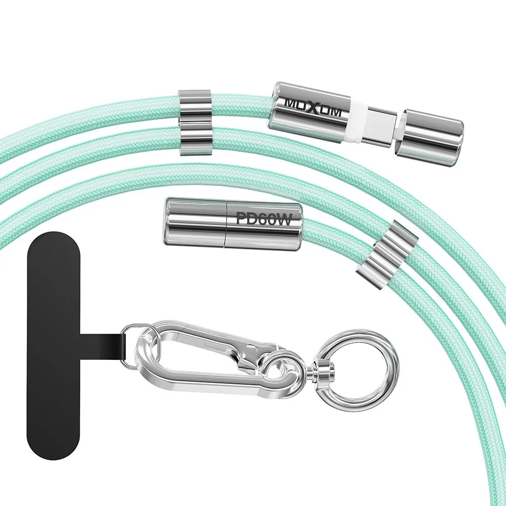 MOXOM Kabal MX-CB312 Type C to Type C strap/ plava