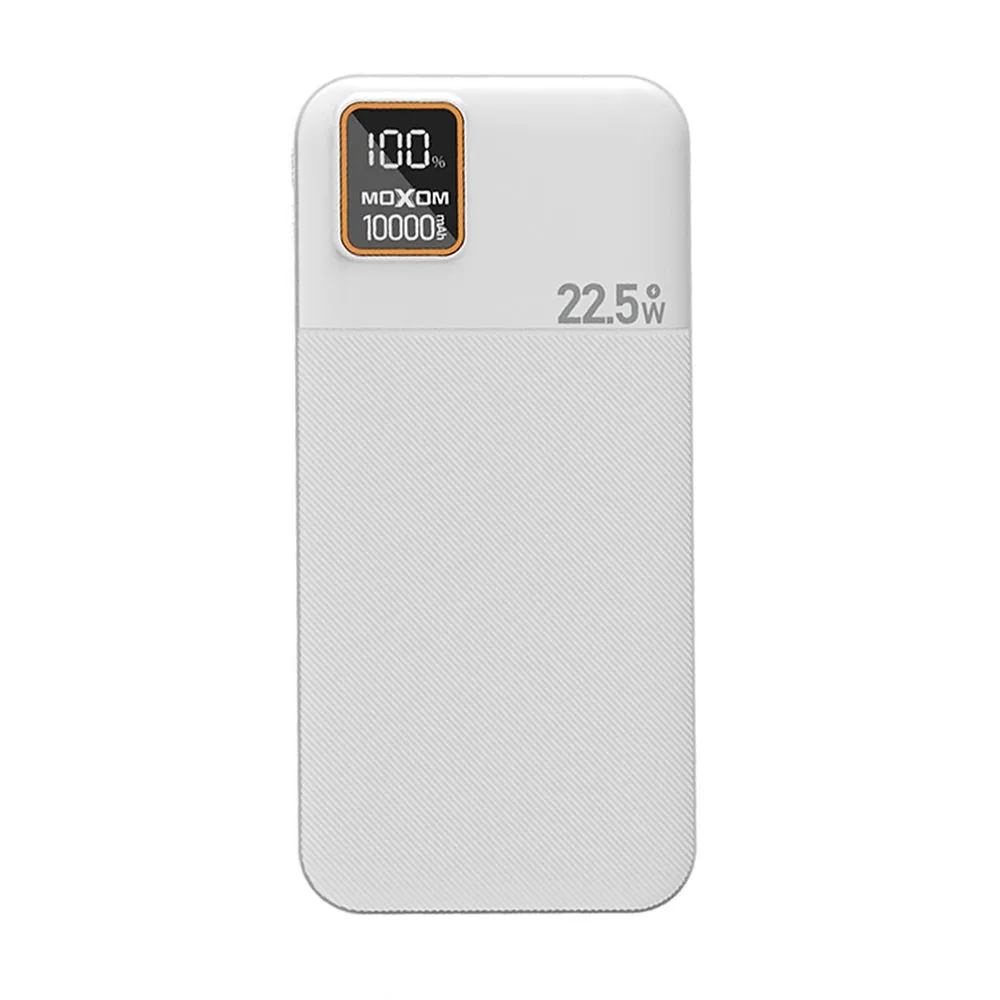 MOXOM Power bank MX-PB92 10000mAh SCP22.5W+ PD20W, bela