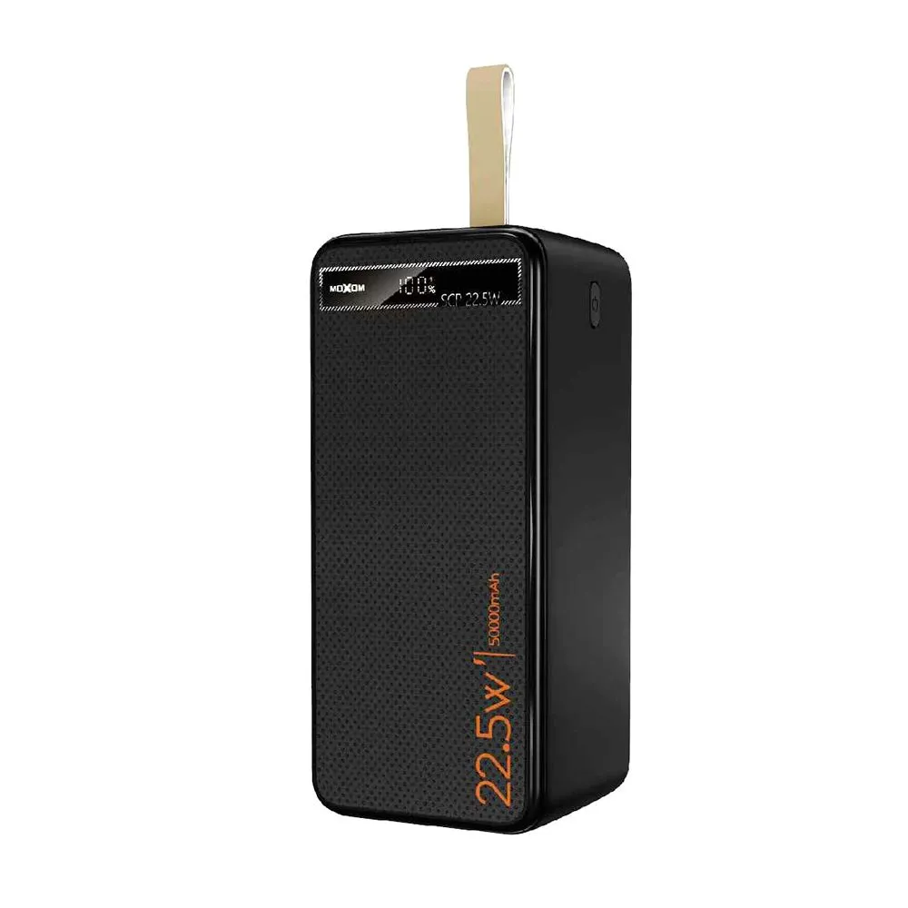 MOXOM Power Bank/ PB158 super fast USB/PD 22.5W/20W 50000 mAh/ crna