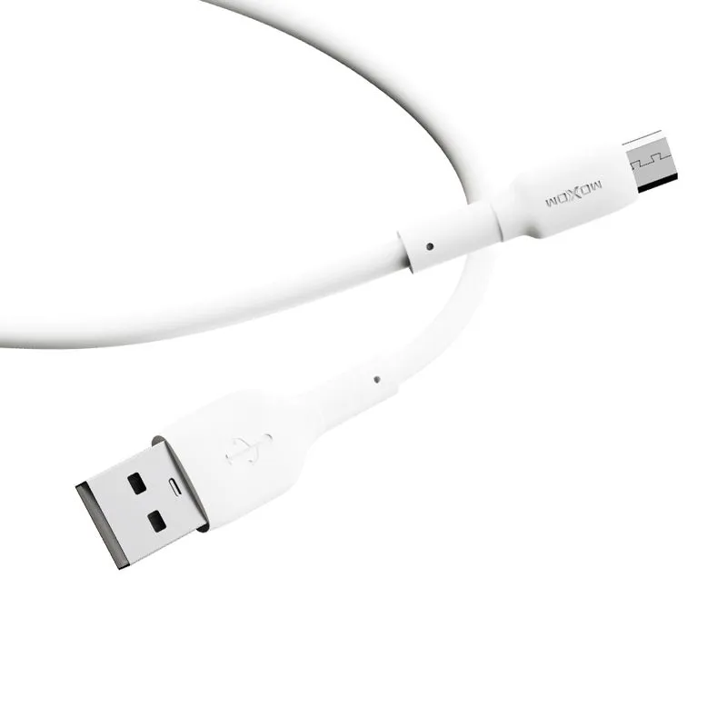 MOXOM USB data kabal MX-CB302 3A Micro 1m/ bela