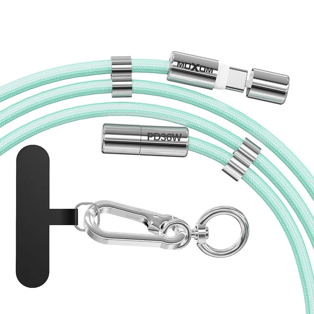 MOXOM USB data kabal MX-CB313 Type-C to Lightning strap/ plava
