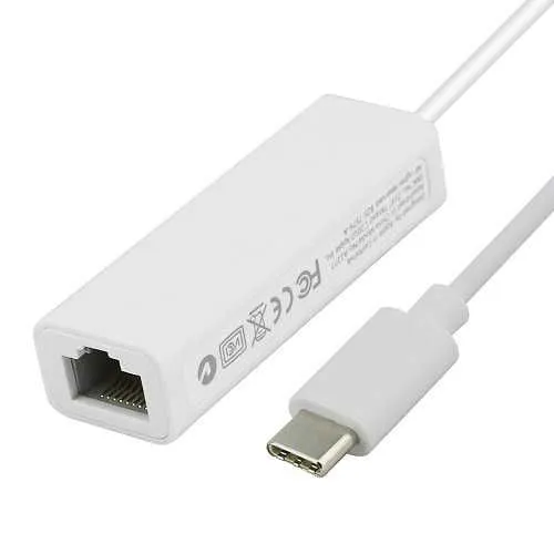 Mrežni adapter USB-C na RJ45, beli