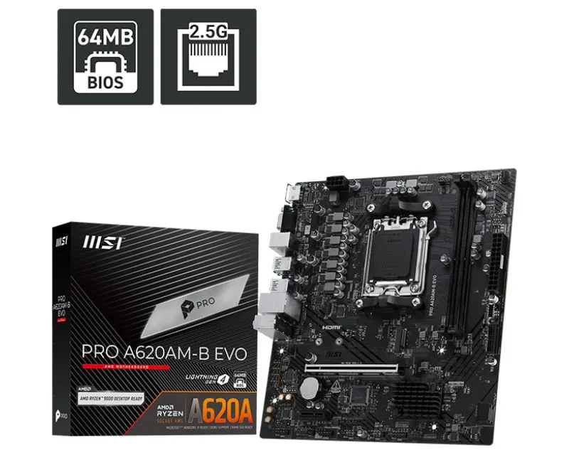 MSI PRO A620AM-B EVO matična ploča