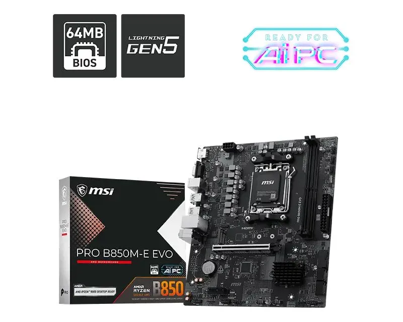 MSI PRO B850M-E EVO matična ploča