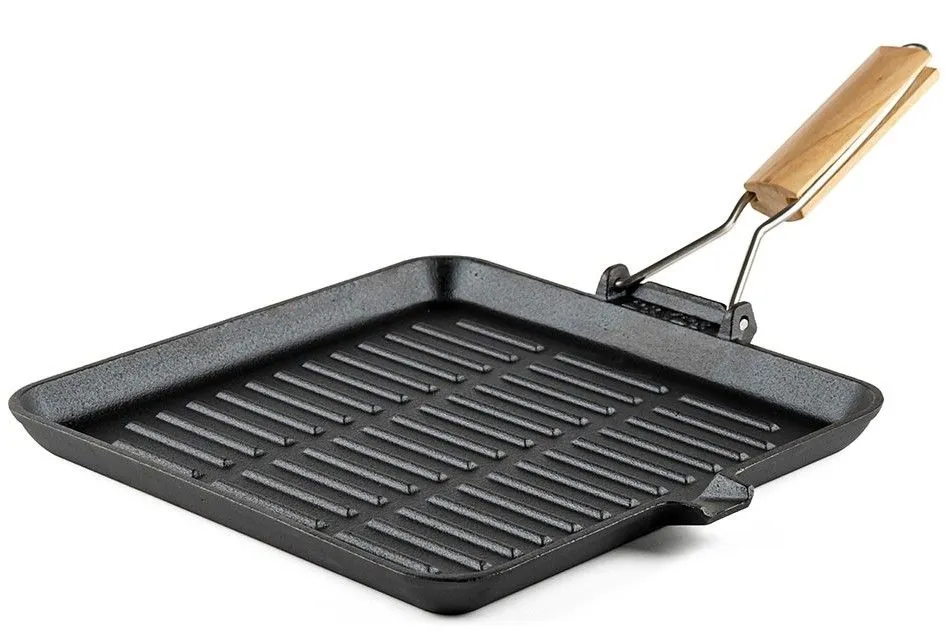 MUHLER Gril tiganj od livenog gvožđa 28x28cm Tika MR-2826CI