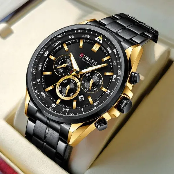 Muški ručni sat Curren 8399 black gold