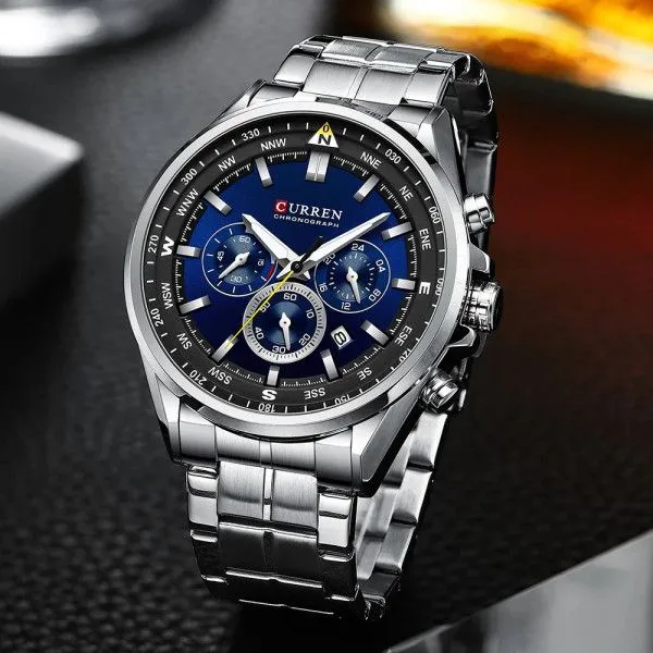 Muški ručni sat Curren 8399 silver blue