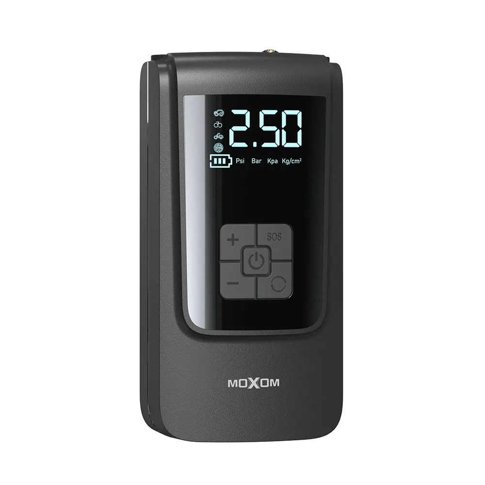 Multifunkcionalna pumpa sa power bankom Moxom MX-AC01/ crna