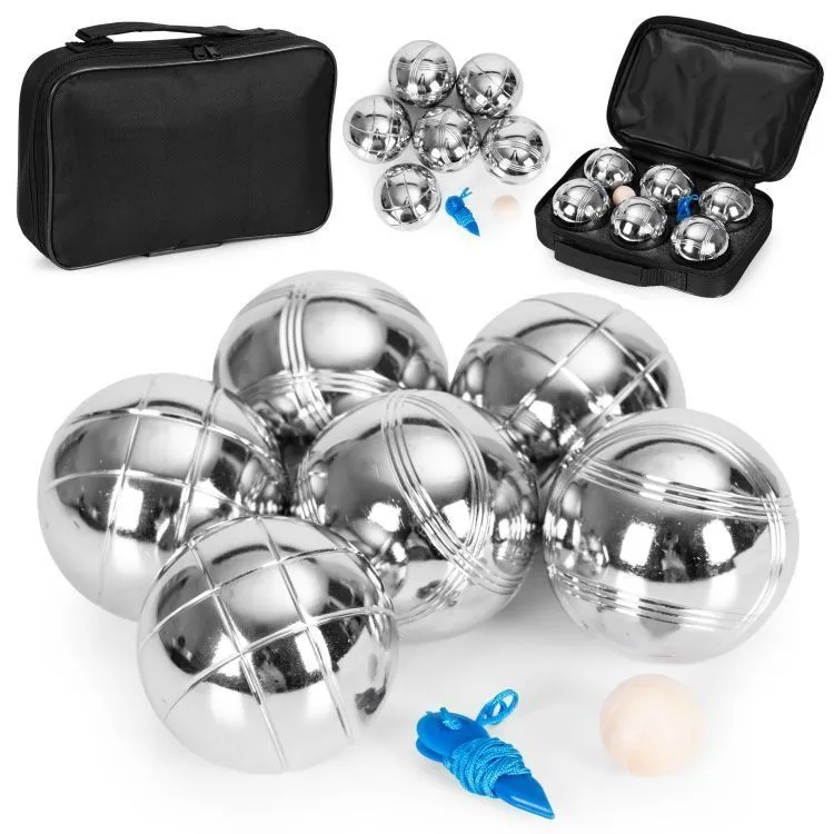 MULTIGARDEN Set za igru boćanja – petanque/ 6 kugli + kofer i dodaci
