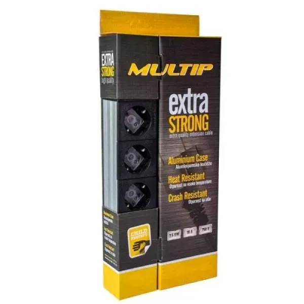 MULTIP Produžni kabl 1001065 sa 6 utičnica/prekidač/5m
