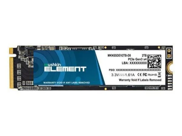 MUSHKIN SSD ELEMENT 2TB-M.2 2280 - PCle 3.0x4 NVMe