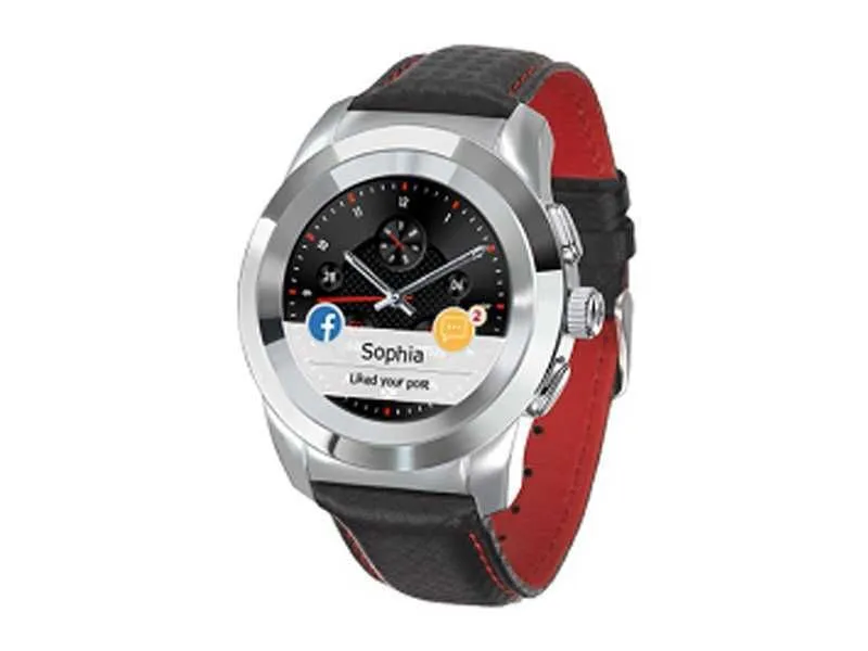 MYKRONOZ Pametni sat ZeTime Premium, srebrna/crna/cvena