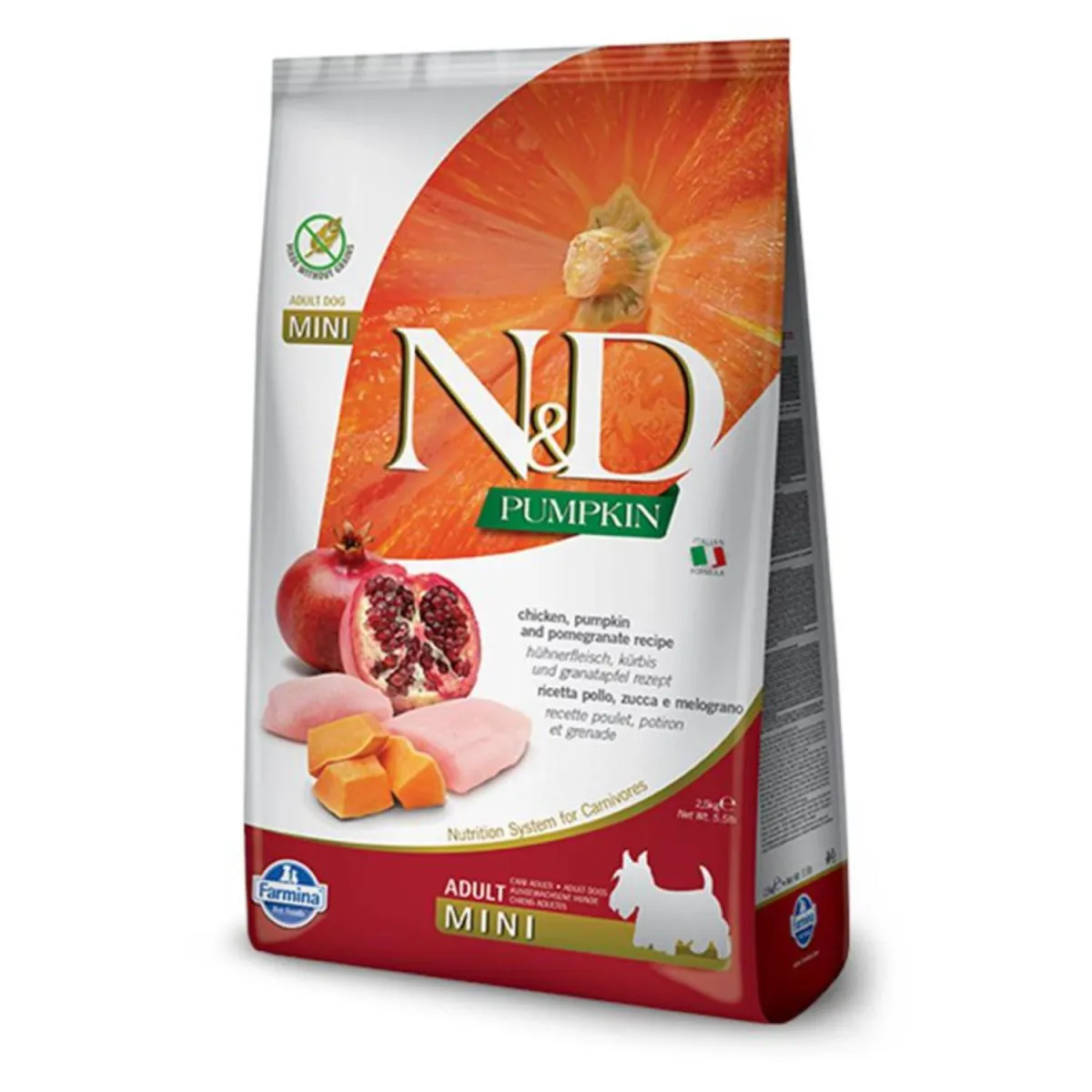 N&D Pumpkin  Chicken&Pomegranate Puppy Mini 800g