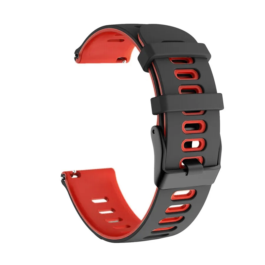 Narukvica double za smart watch Samsung 4/ 5 22mm crno crvena