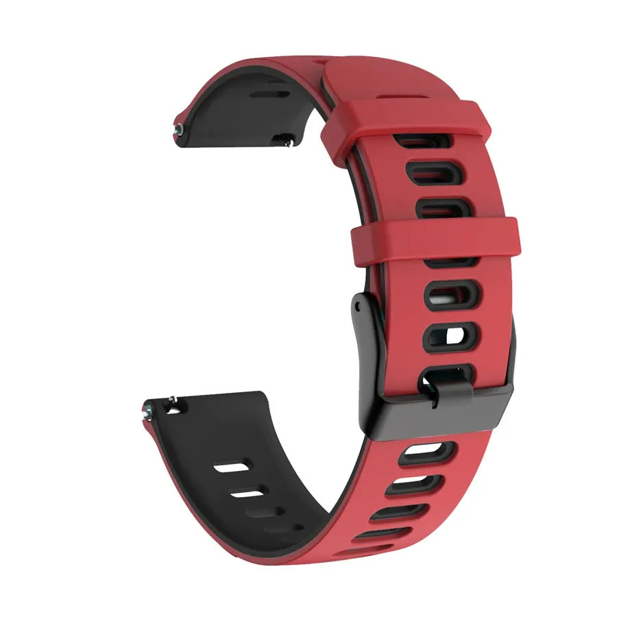 Narukvica double za smart watch Samsung 4/ 5 22mm crveno crna