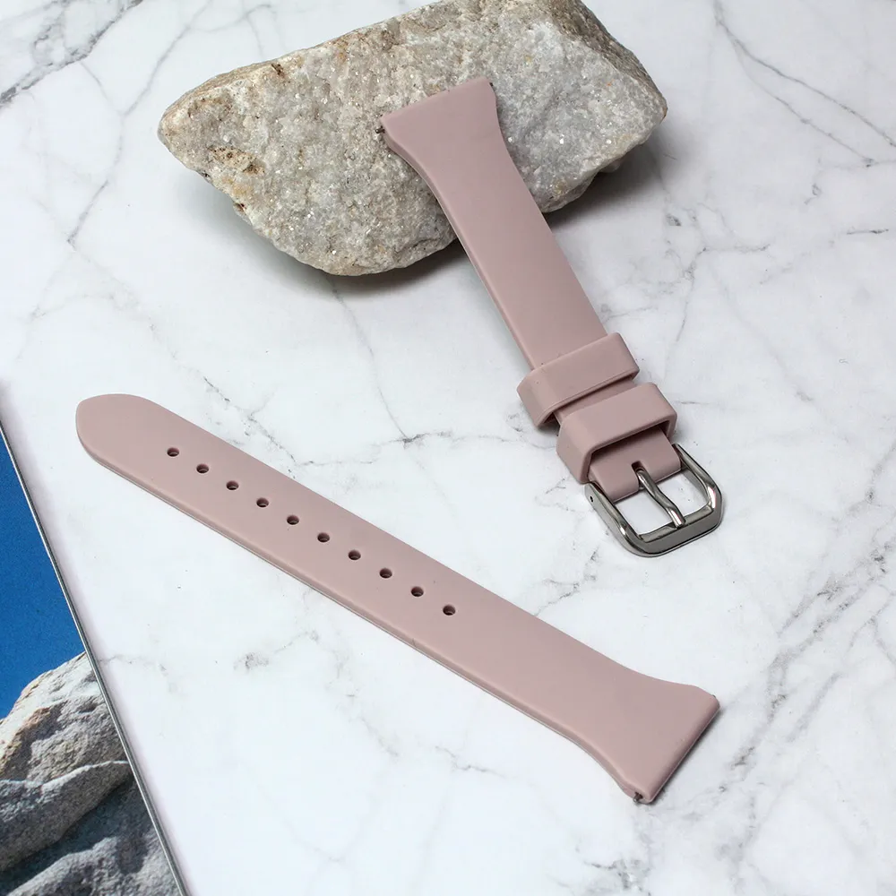 Narukvica flat za smart watch Samsung 4/ 5 20mm puder roze