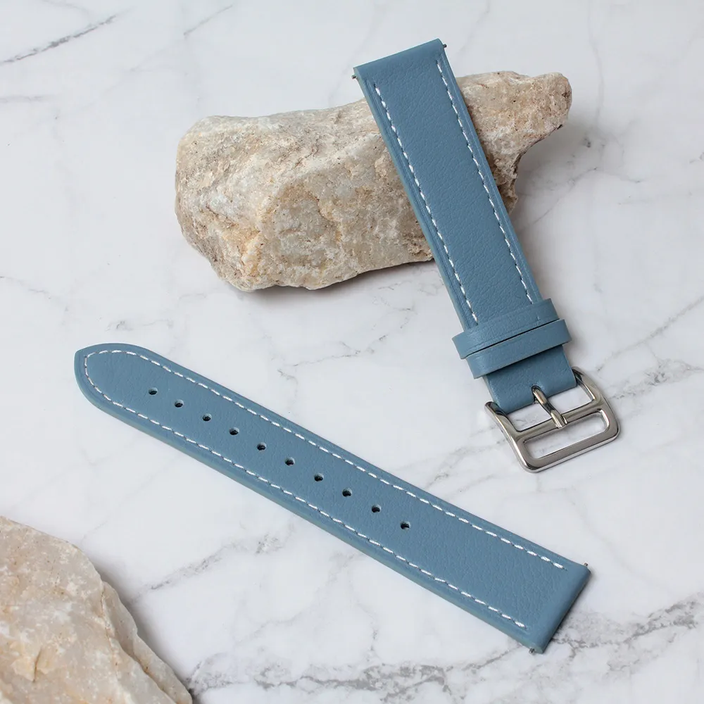 Narukvica kozna klasik za smart watch Samsung 4/ 5 20mm plava
