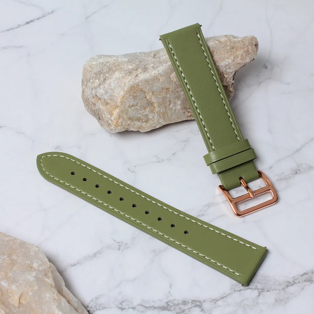 Narukvica kozna klasik za smart watch Samsung 4/ 5 20mm zelena