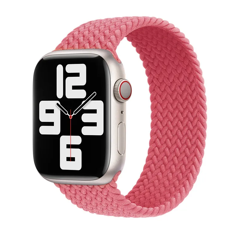 Narukvica za Apple Watch Braided Solo Loop pink L 38/ 40/ 41 mm