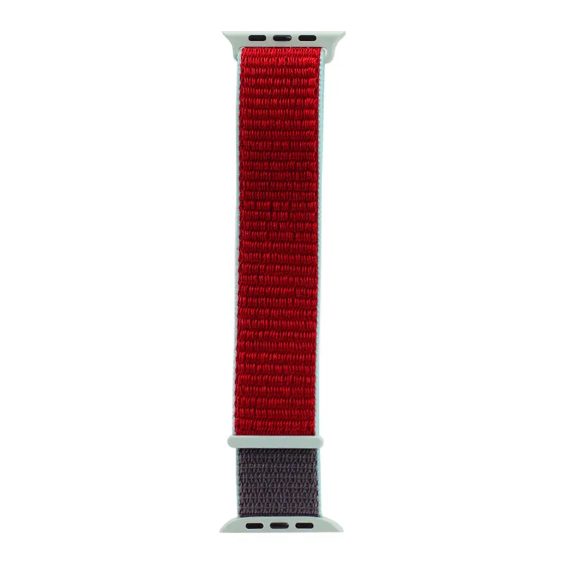 Narukvica za Apple Watch Sport Loop gray red 38/ 40/ 41 mm