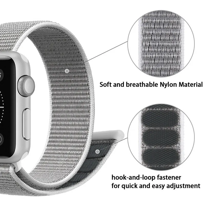 Narukvica za Apple Watch Sport Loop neon pink 38/ 40/ 41 mm
