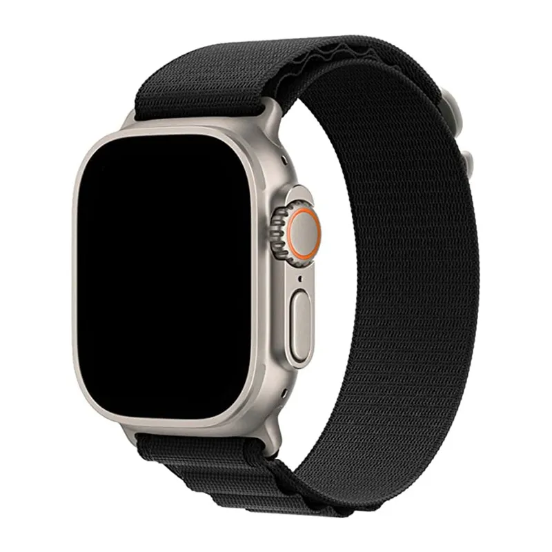 Narukvica za Apple Watch Ultra Strap Alpine Loop 42/ 44/ 45/ 49 mm L black